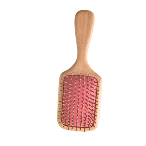 MAGICLULU Peine de Peluquería Airbag para Masaje del Cuero Cabelludo Cepillo Antistático Rosa Grande para Estimular Circulación y Equilibrar Grasa Casa