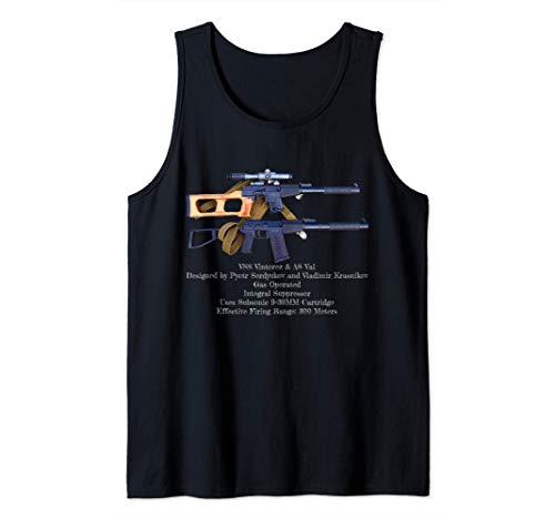 VSS Vintorez Sniper Rifle Scope Tank Top Mens Gift