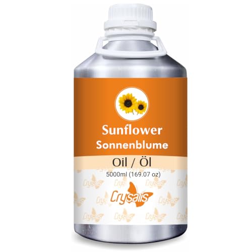 Crysalis Aceite de girasol (Helianthus) – 5000 ml/169 Fl oz