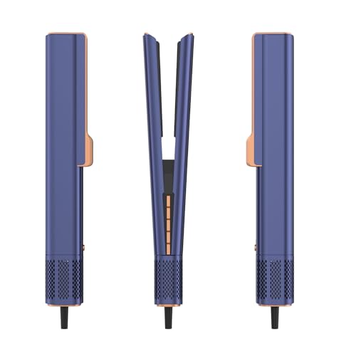 Chapinha Secadora Anion Hair 2 em 1 Airstrait Modelador Alisa/seca Prussian Cor Blue 220v