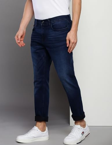 Image of Tommy Hilfiger Men's Mid Rise Slim Jeans