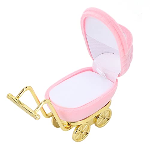 Zerodis Diseño Retro, Joyero de Carruaje, Flujo Suave, Regalos Dignos, Uso Versátil, Múltiples Usos con un Diseño Retro Simple y Elegante, Ideal para Regalos y También Se Puede Usar (PINK)