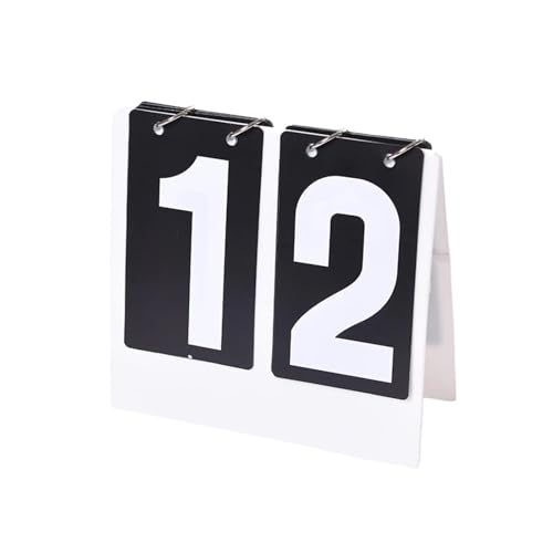 Marcador digital flip para baloncesto contador manual de mesa portátil 7