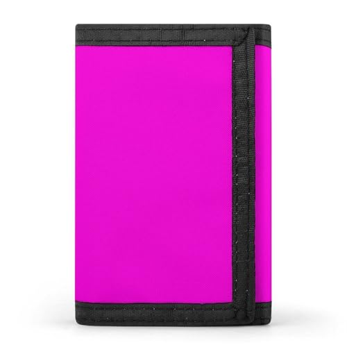 Pink Print Wallet for Men, 8 Credit Card Holder Slim Minimalist Front Pocket Small Mens Bifold Wallets