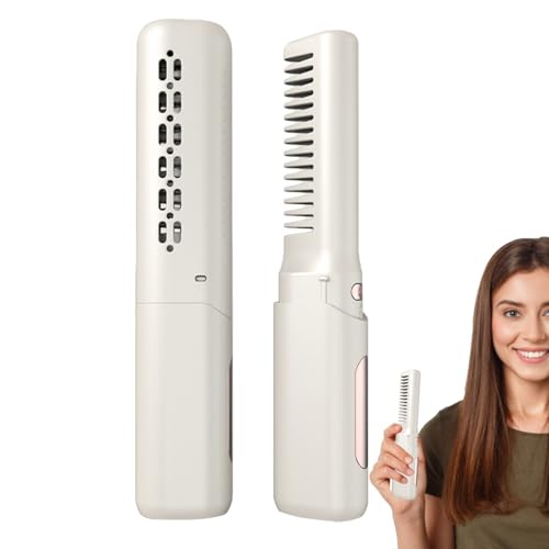 Imagen de Cepillo Alisador Para El Cabello 3 Temperaturas Anti-Escaldadura Herramienta de Estilo Cepillo Alisador para Mujeres para el Hogar