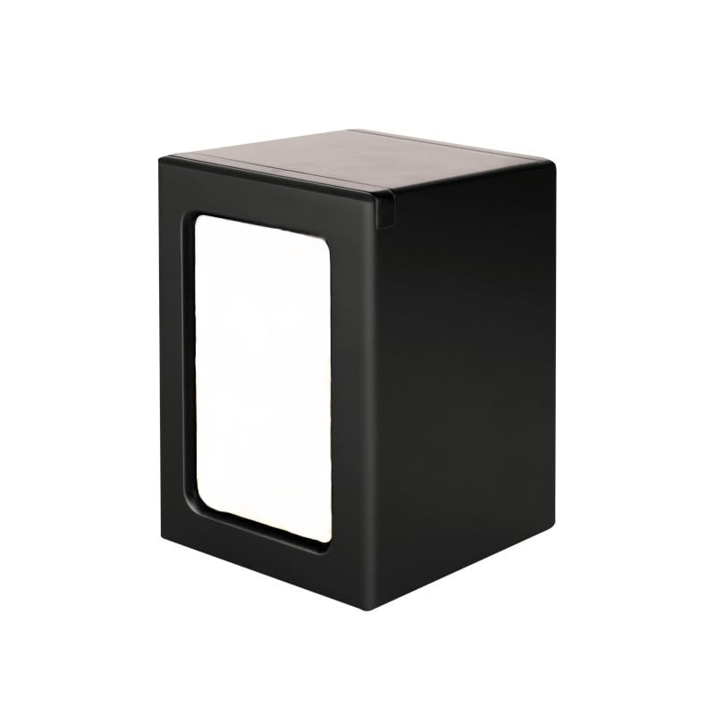 BATDIYOW Wooden Keepsake Urn Box Pet Urns for Cremation of Dogs and Cats Ashes (Large, Up to 85 Lbs, Black)