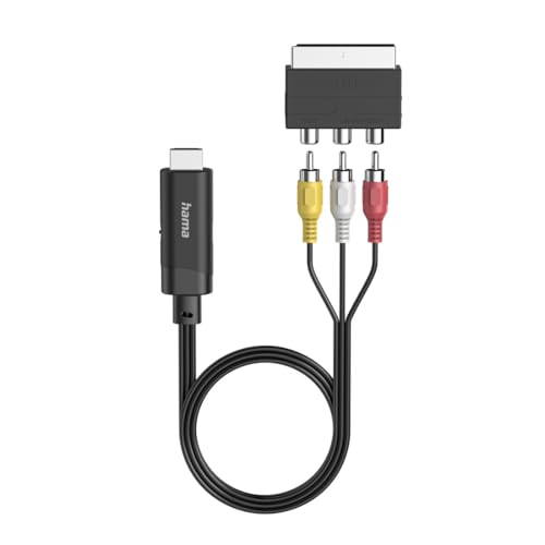 Convertidor AV Scart a HDMI para conectar euroconector antiguo a televisor moderno con cable RCA 2