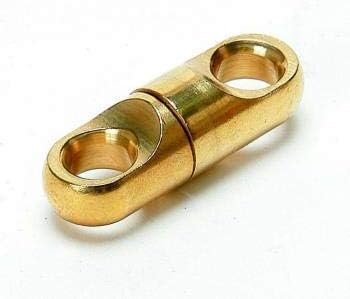 RedHat Brass 0.5 inch (12 mm) Throttle Swivel Trap Parts Hunting Gear Great for Boar and Deer Alligator Hunting (Pack of 10)