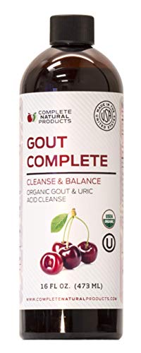 Gout Complete 16oz - Natural & Organic Liquid Gout Treatment, Uric Acid Flush & Remedy Support Medic - //coolthings.us