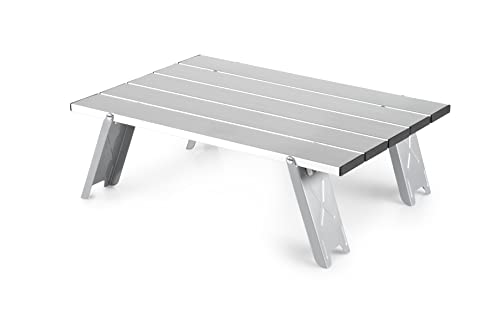 GSI Outdoors Micro Table + I Collapsible, Multipurpose Camping Table for Backpacking, Car Camping & Base Camp