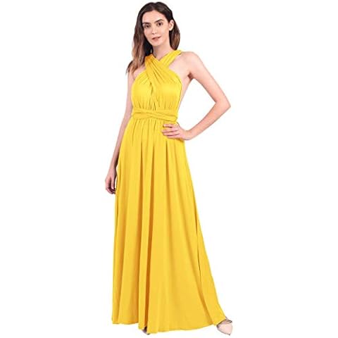 Vestido de Fiesta Transformer/Infinity Amarillo M Cover