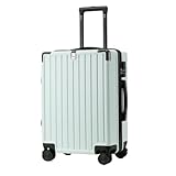 AMWYKD Maleta con marco de aluminio para hombre y mujer, maleta, maleta, maleta, maleta, maleta, maleta, maleta, maleta, maleta, maleta, maleta, maleta, maleta, maleta, maleta,, Verde, 52