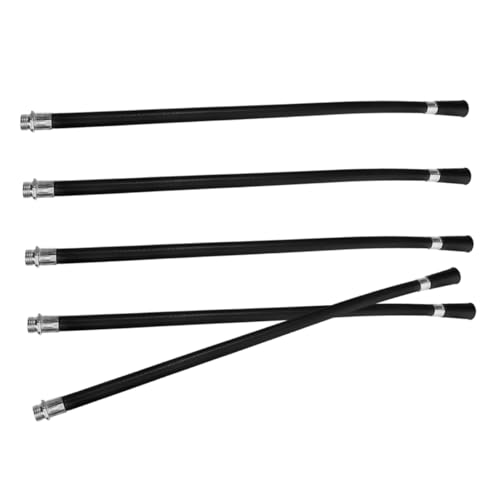 Mipcase 5pcs Fire Extinguisher Spray Hose High Pressure Fire Extinguisher Powder Tube 8kg Iron Head Nozzle for Vehicle and Emergency Use