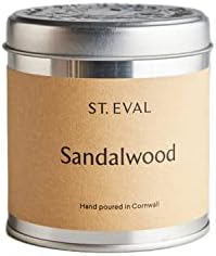 Sandalwood Scented Tin Candle by St Eval
