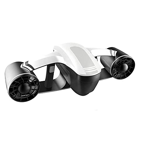 AMGJK SeaFlyer Underwater Scooter for Swimming or Diving, with Camera Mount, OLED Dashboard Sea Scooter, White.