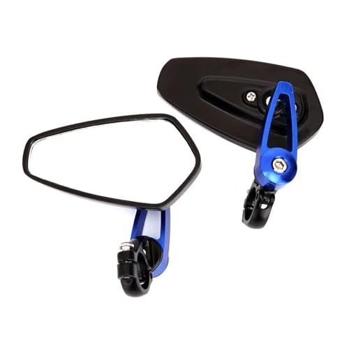 Espejo retrovisor de moto universal elimina puntos muertos en manillares de 22mm