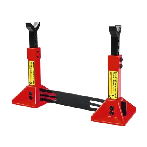 Structure métallique stable rouge pour support voiture télécommandée de collection