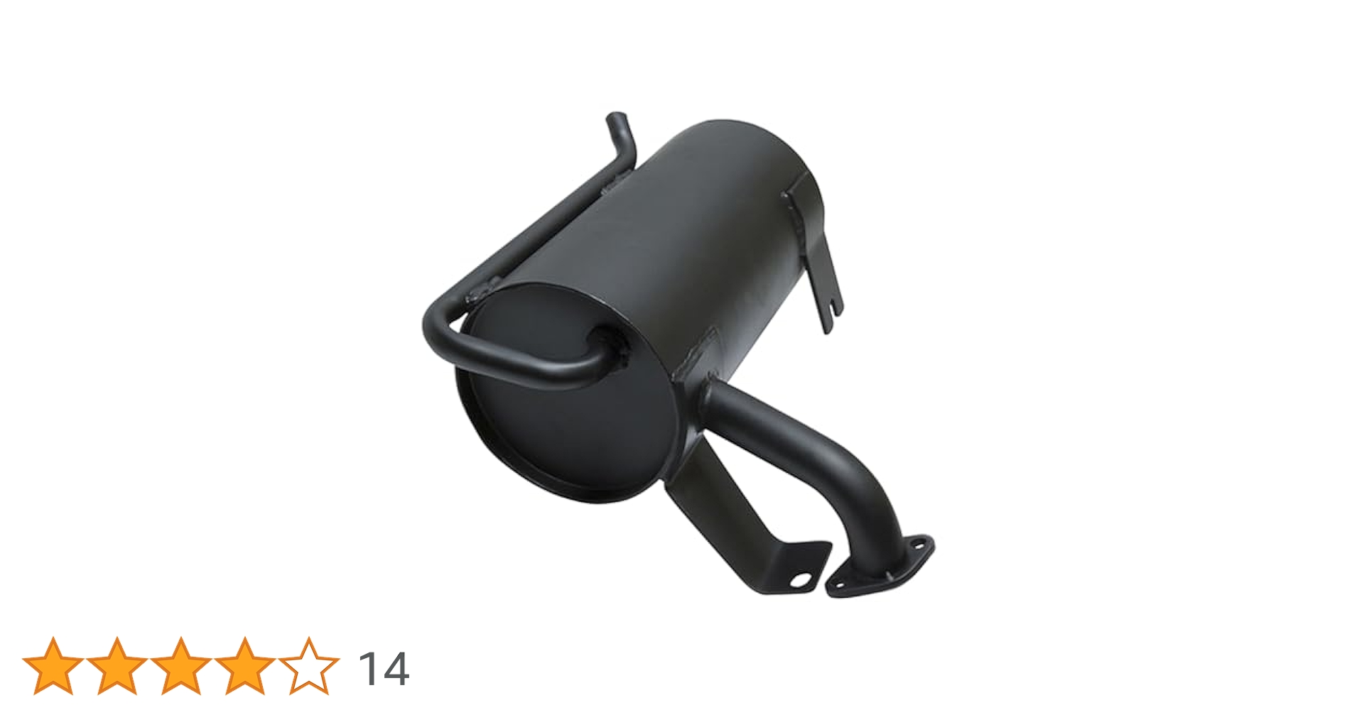 Red Hawk MUF-0006 Muffler Compatible with/Replacement for