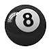 Imagen de regalo de teléfono de billar de ocho bolas negras de 8 bolas PopSockets PopGrip Adhesivo