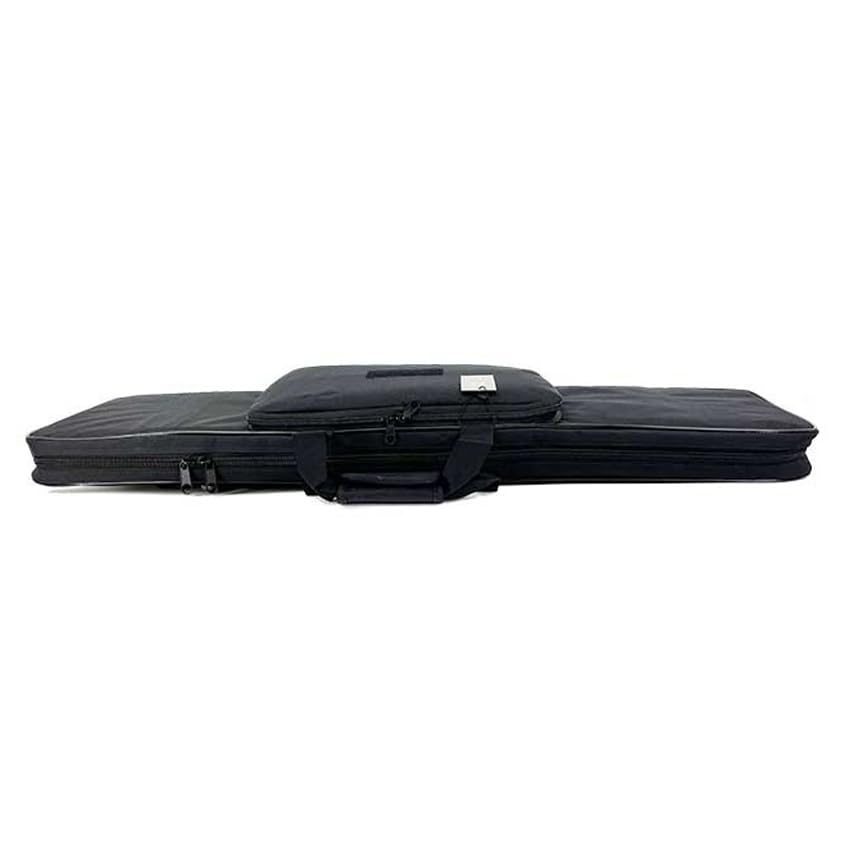 ECOMMUR Funda de Transporte SIXMM GB 1M BK Negra (100cm) | Funda de Tela para Proteger Armas largas. Funda para ecopetas de protección Universal (100 cm)