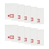 10 Stück Staubbeutel Vlies Staubsauger Roboter Vakuum Vliesstoffe Staub Vliesstoffe Textur für PSP370 HZ370 Tierhaar Sammelbeutel