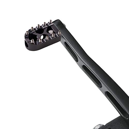Hopider Motorcycle Gear Shifter peg, Anti-Skid Shift Lever Foot Peg 360° Roating MX Style for Harley Dyna Sportster Touring Softail Street Chopper Bobber,Black - Thumbnail 7