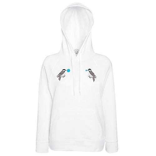 Sweat à capuche oiseaux rayés dessin animaux humour sweat nature hoodie graphique original