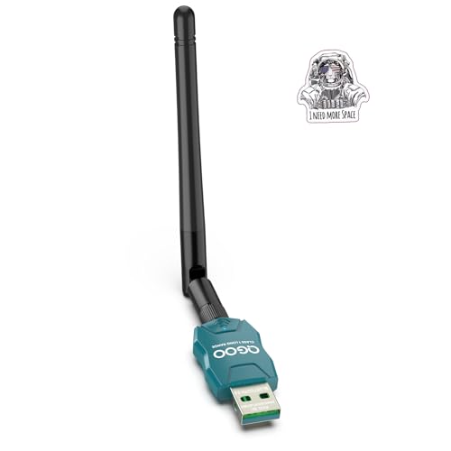 Class 1 Long Range Bluetooth Adapter for PC, QGOO USB Bluetooth Adapter for PC 5.3+EDR, Bluetooth Dongle Bluetooth Receiver Support Windows10/8.1/8/7?green-082?