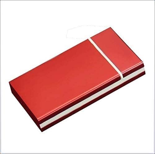 LXFENG Caja de Cigarrillos Ultrathin Portátil Cubierta Cubierta AUTOMÁTICA Hombres Mujer Caja de Cigarrillos de Aluminio Largo Puede acomodar 20 Regalo Cover