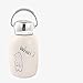 Mini bottiglia termica per ragazze, 230 ml, bottiglia termica con manico, in acciaio inox, portatile, per scuola, ufficio, pranzo, caffè, latte, tè (bianco)