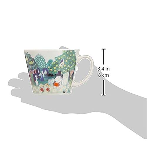 Taza para sopa Moomin Valley Water Color de porcelana miniatura 2