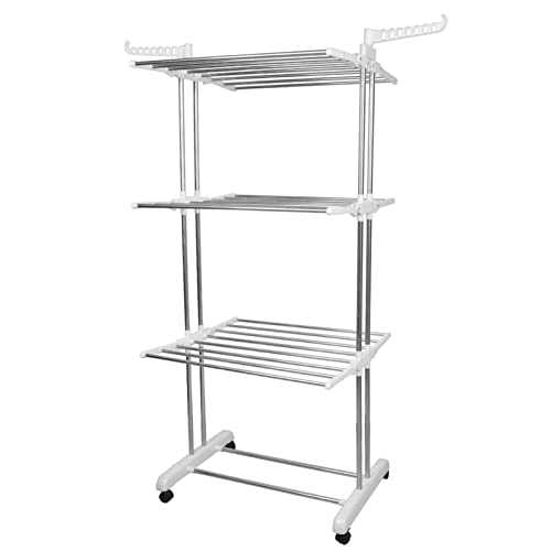 Séchoir à linge pliable pour balcon et intérieur modulable