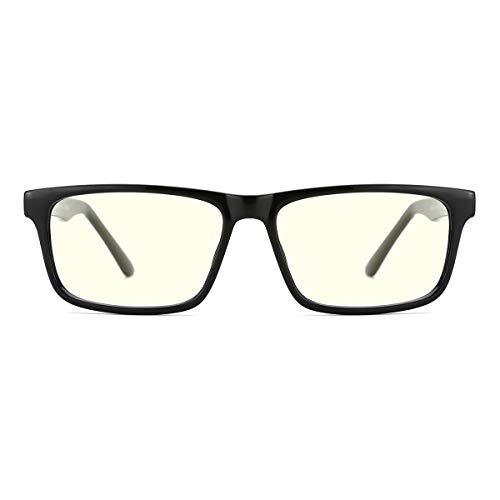 TIJN Anti UV Glare Blue Light Blocking Reading Glasses Square Eyeglasses for Men Women