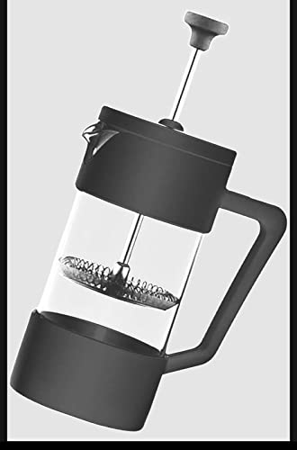 Image of 3D CREATIONS 800 ML Black French Press Coffee And Tea maker Stainless Steel filtration With 4 Stage Filtration