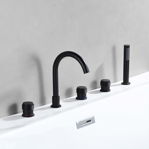 Robinet de douche double levier contre les éclaboussures avec bec pivotant