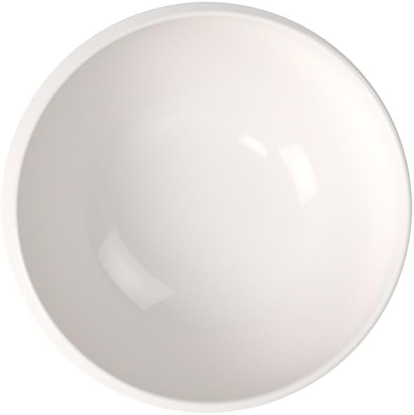Villeroy & Boch NewMoon Modern Bowl for Cereals, Soups, Salad or Desserts Made of Premium Porcelain, Dishwasher Safe, White, 17 oz