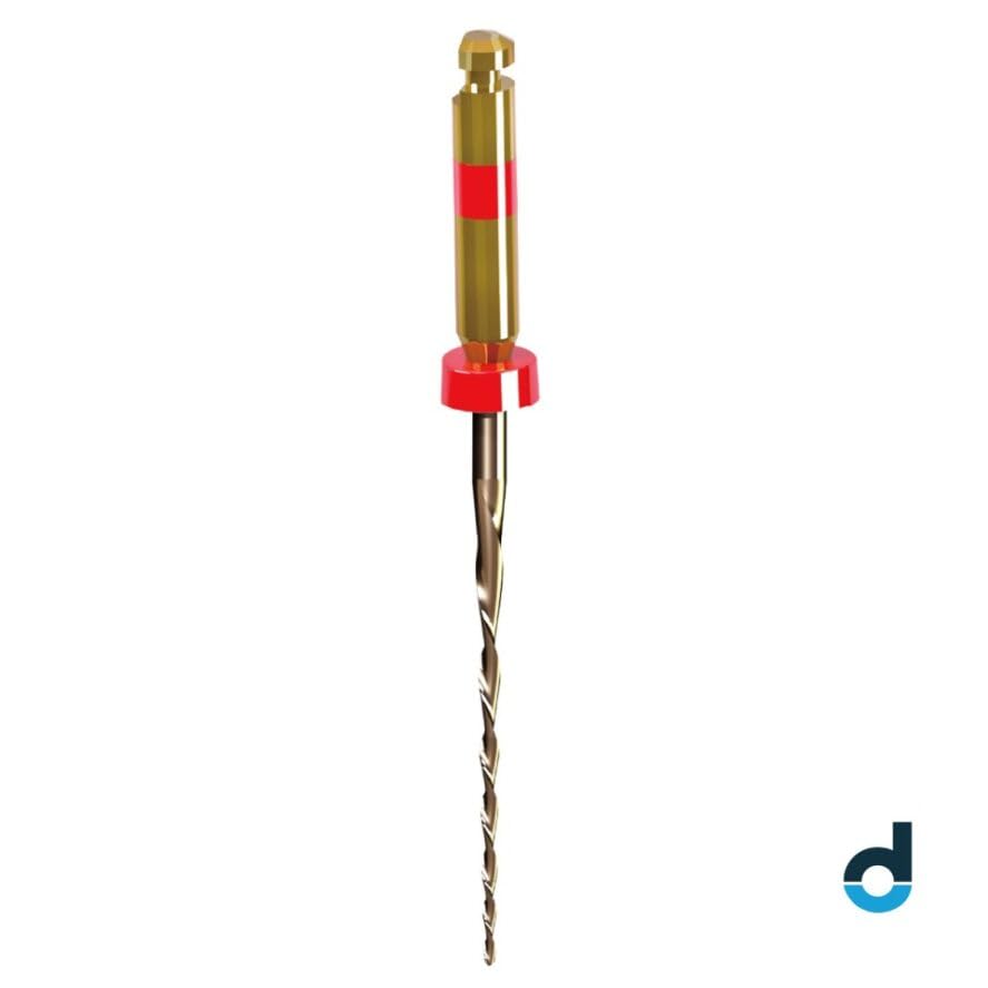 Image of NiTi Reciprocating Solo Gold Files 25mm Pack of 6 (Assorted Size=20-06, 25-08, 40-08, 50-05)