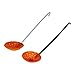 Milageto 2 Pieces Ice Fishing Scoops Long Handle Good Toughness Aluminum Handle,Easy to Store and Carry, Outdoor