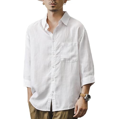 Chemise Tencel lin homme décontractée pour vos terrasses et vacances