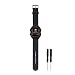 Replacement Band Compatible with Garmin Forerunner 25 GPS Running Watch Wristband Fitness Tracker for Smarwatch(Mans Strap) (Black)