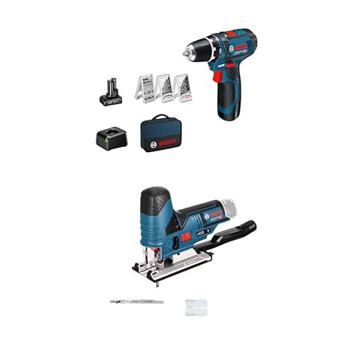 Scie sauteuse GST 12V-70 et visseuse Bosch : l'ensemble parfait pour aménager votre van