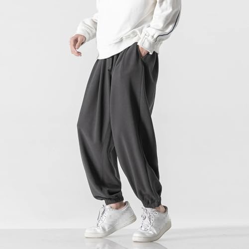 Chinese Style Loose Plus Size Harem Pants Spring Harajuku Casual Sports Trousers Men Sweatpants Joggers Male2