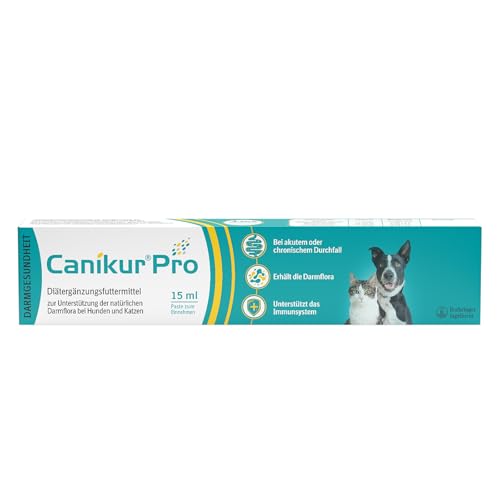 Boehringer Ingelheim Canikur Paste | Doppelpack | 2 x 15 ml | Diät-Ergänzungsfuttermittel für Hunde und Katzen | Kann dabei helfen die natürliche Darmflora zu unterstützen