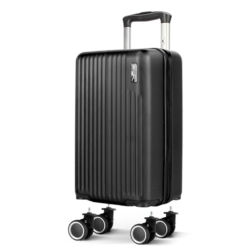 LUGG 40cm Vacay Suitcase ABS Luggage with TSA Indent Lock, Aluminium Trolley Handle, 360° Spinner Wheels, Water-Resistant & Durable Material - Ryanair Underseat Compatible (40 x 20 x 25cm)
