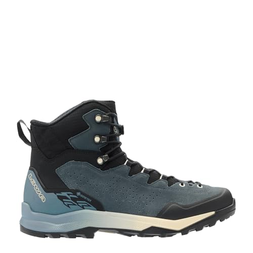 LOWA Botas medianas Explorer GTX MID, Pizarra Azul Negro, 45 EU