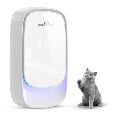 Morrerfresh Cat Litter Deodorizer - Plug In Air Purifier for Litter Box, Pet Odor Eliminator for...