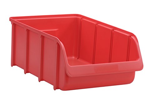 huenersdorff 675100 Storage Bin, Red, Size 5