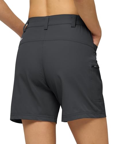 Willit Women's Hiking Golf Shorts Cargo Outdoor Summer Stretch Shorts with Pockets Water Resistant - Image 3