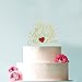 VAVAYAO Happy Birthday My Love Cake Topper - Lover, Husband, Wife Cake Topper, Cake Topper with Heart, Romantic Cake Topper. Photo Props (CQ047)