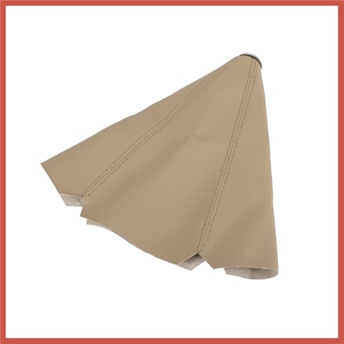 ACROPIX Shift Boot Cover Dust Proof Universal for Vehicle Car Beige PU Leather Car Parts - Thumbnail 7